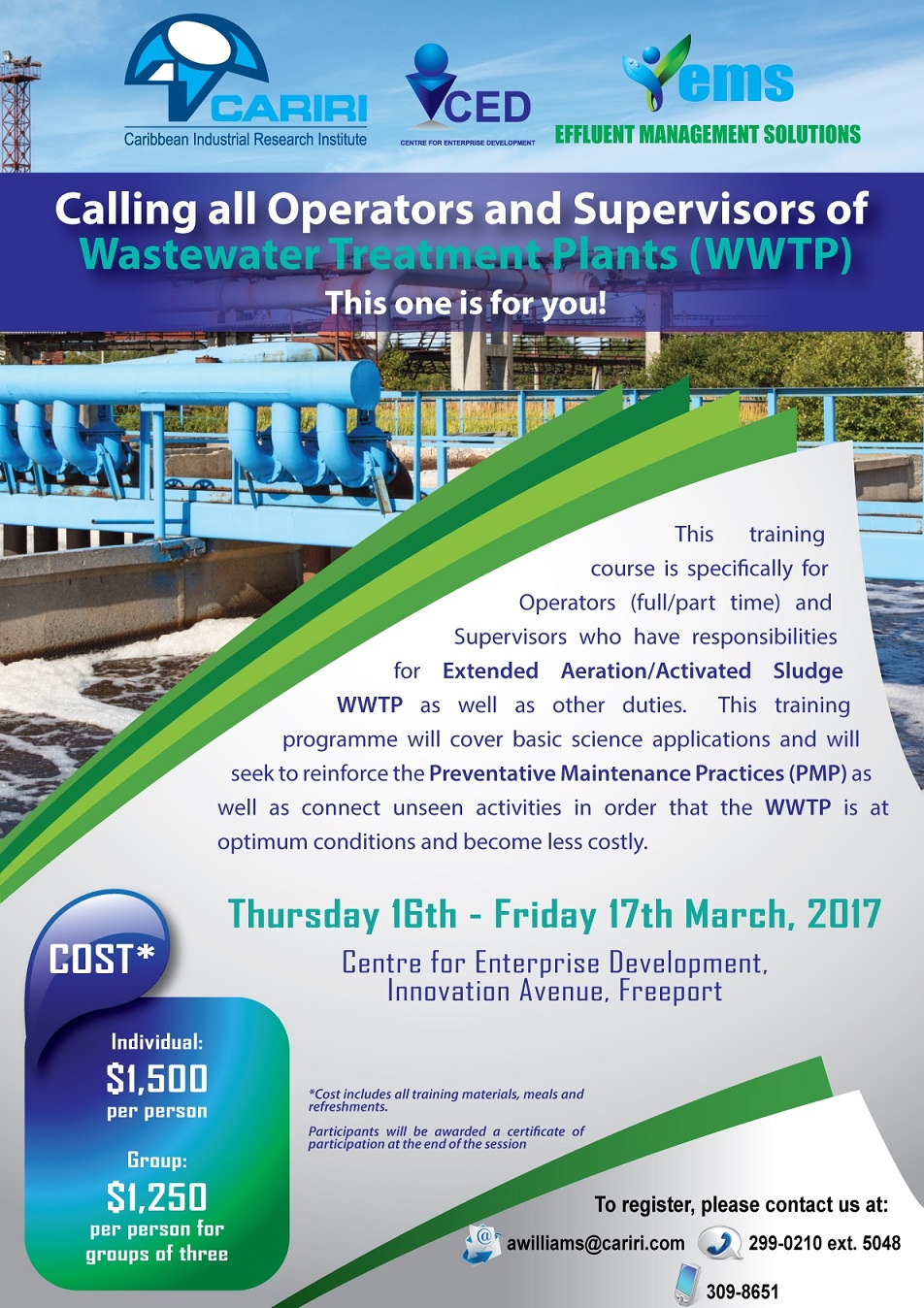 Wastewater Treatment Plant Training for Operators and Supervisors The