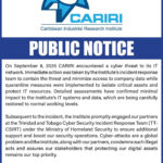Public Notice 12th September